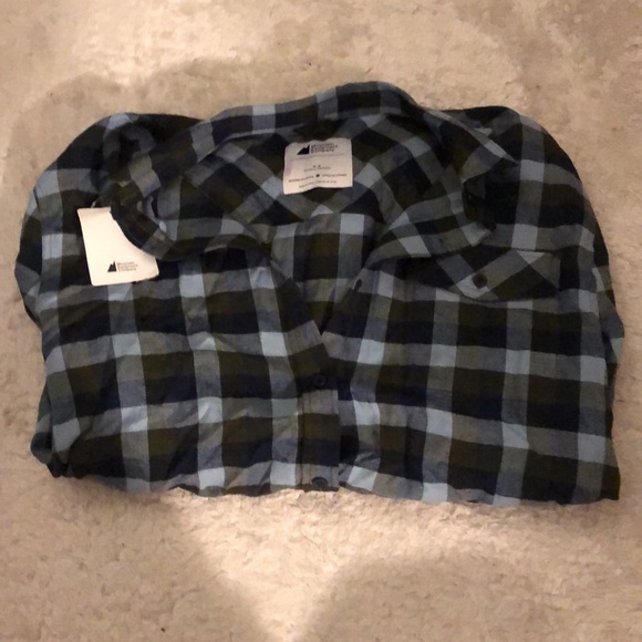 MEC plaid button down - Picture 2 of 2